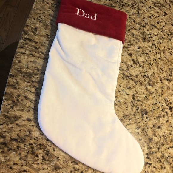 Pottery Barn “Dad” Stocking - Picture 2 of 4